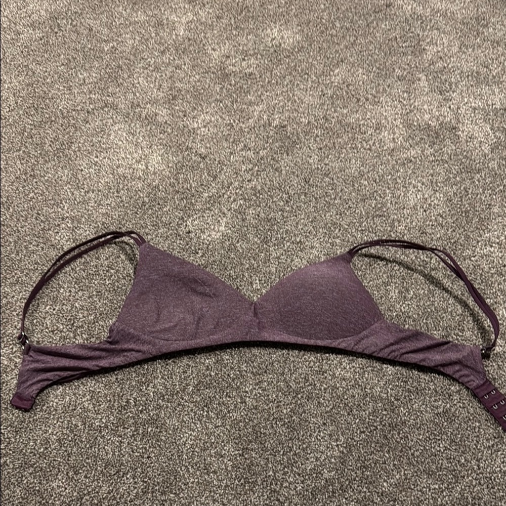Aerie Purple Triangle Bralette Intimates